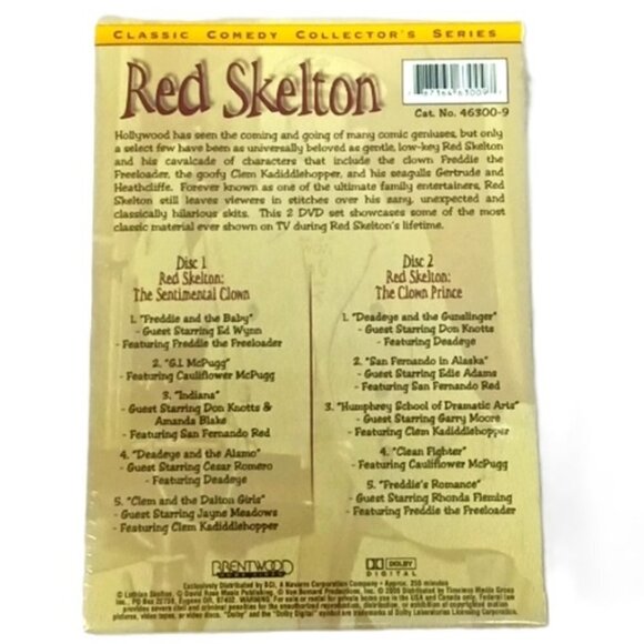 Red Skelton Classic Comedy Collectors Series: Volumes 1 & 2 DVD 2001 Brand NEW - Picture 2 of 8